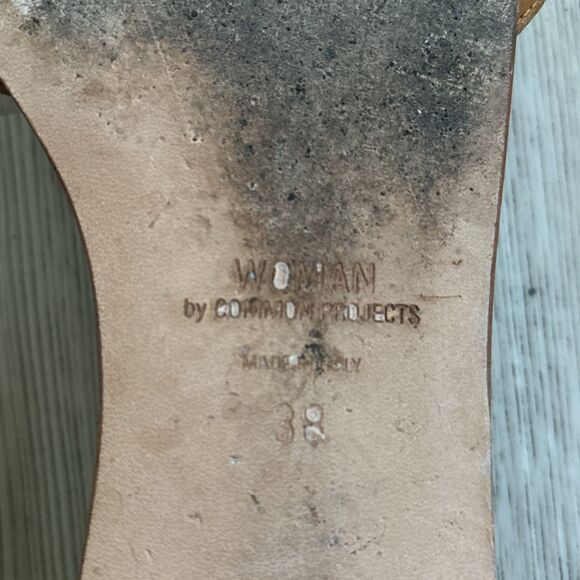 Common Projects Tan Leather Flats - Picture 4 of 8